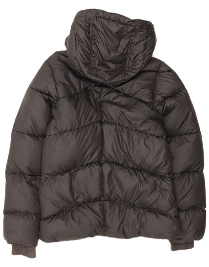 Nike polstret hættejakke til kvinder UK 8/10 Lille sort polyester