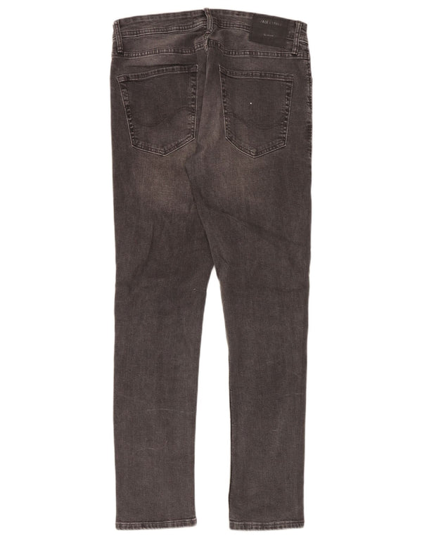 Jack & Jones Herre GLENN Slim Jeans W32 L32 Grå Bomuld