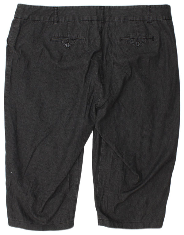 Marks & Spencer Kvinder Autograph Chino Shorts UK 20 2XL W40 Grå Bomuld