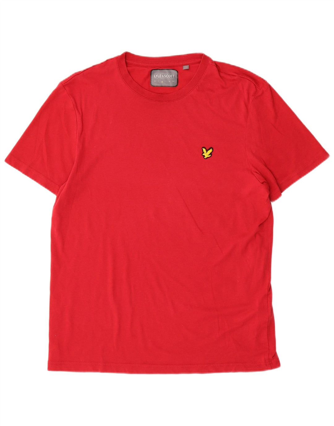 Lyle & Scott Herre T-Shirt Top Medium Rød Polyester