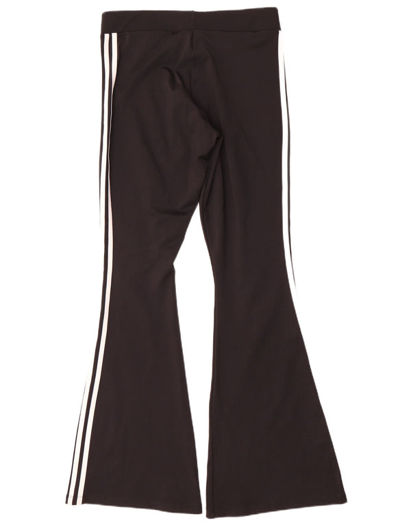 Adidas Dame Flare Leggings UK 16 Large Black Polyester