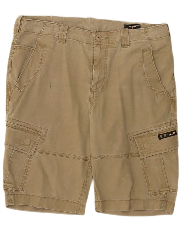 Superdry Herre Cargo Shorts W32 Medium Beige Bomuld