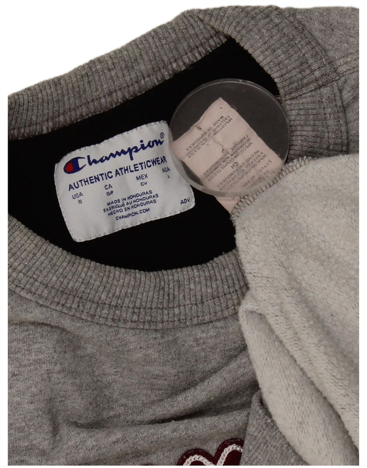 Champion Herre grafisk sweatshirt Jumper lille grå bomuld