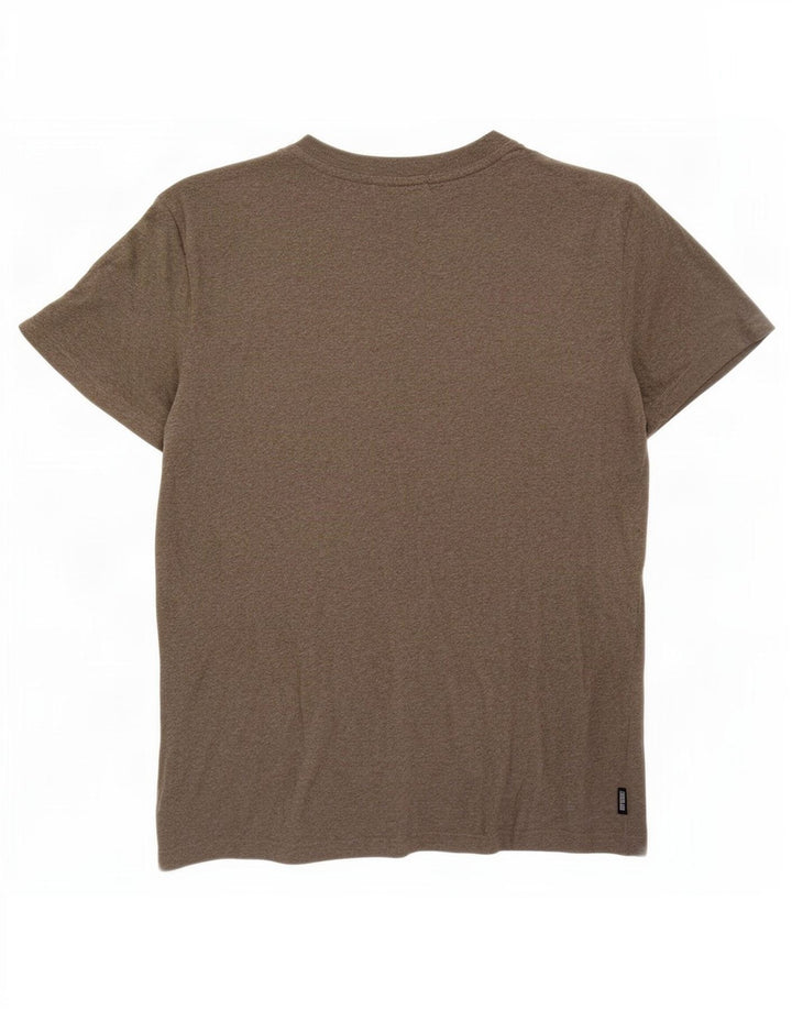 Superdry Herre T-shirt Top Medium Khaki Flecked Bomuld