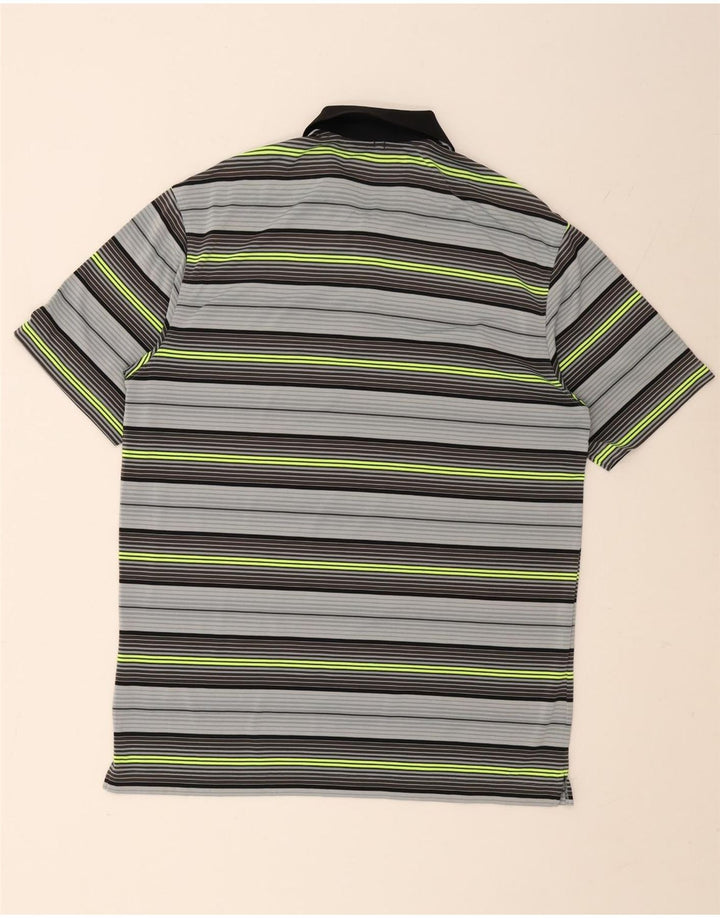 Nike Herre Dri Fit Polo Shirt Medium Flerfarvet Stribet