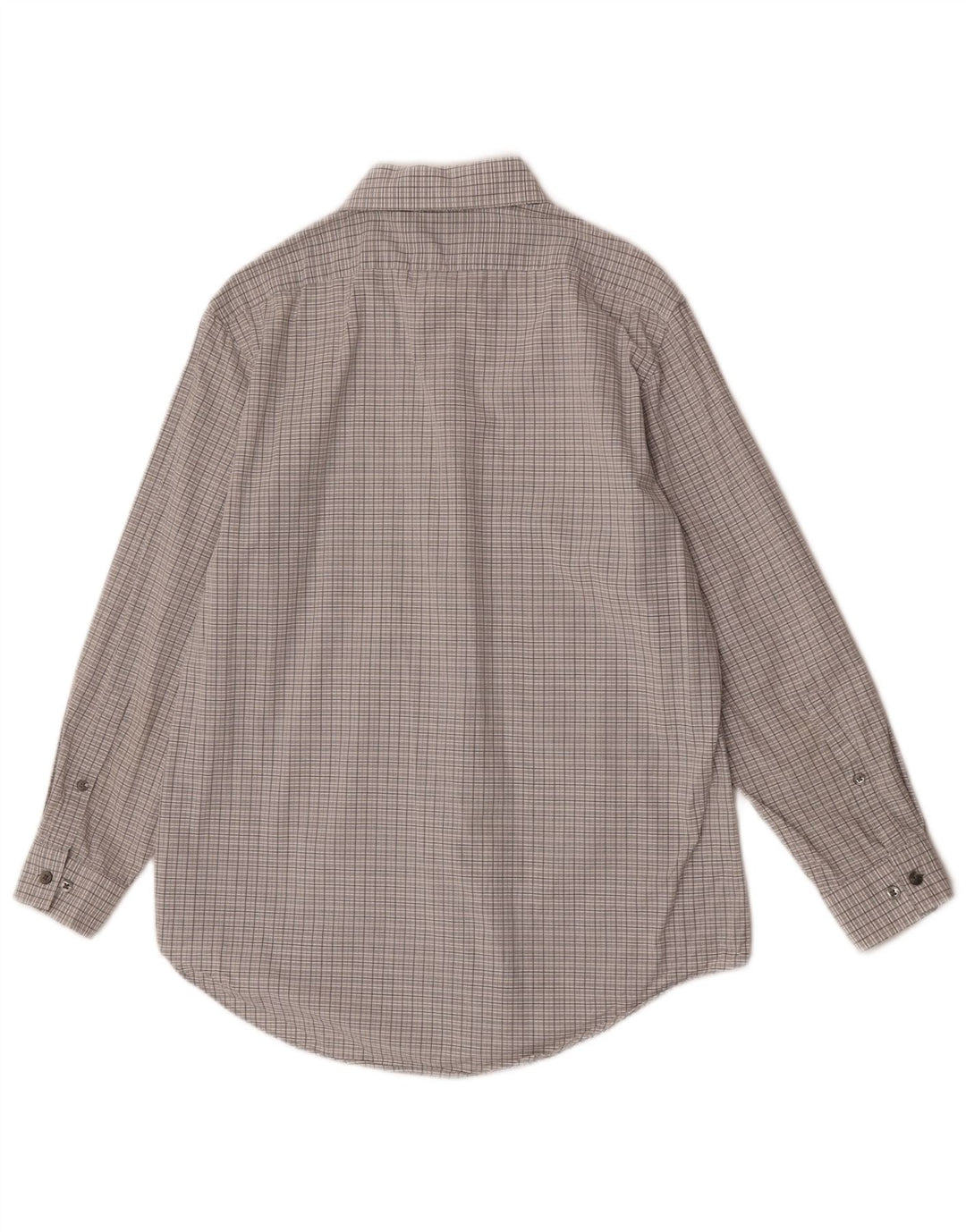Calvin Klein Herre Slim Fit Skjorte Størrelse 15 1/2 Medium Grey Check