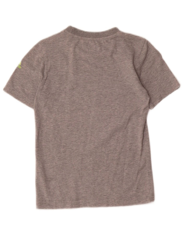 Adidas drenge grafisk T-shirt top 7-8 år Grå