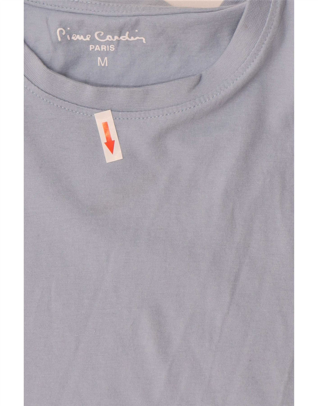 Pierre Cardin Dame T-Shirt Top UK 14 Medium Blue Bomuld