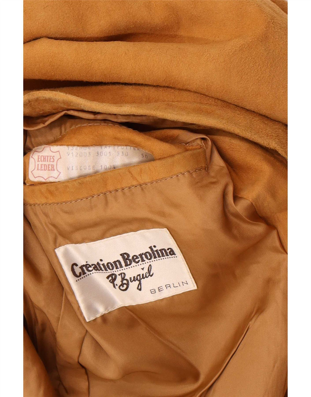 Vintage Dame Ruskindsjakke IT 50 XL Brunt Læder