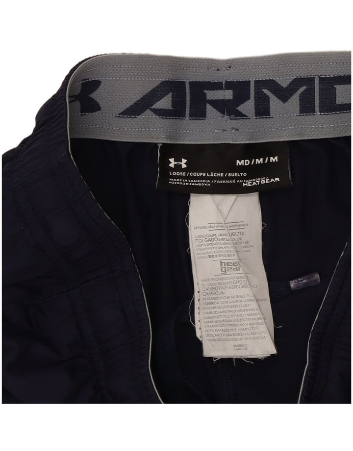 Under Armour Herre Heat Gear Sport Shorts Medium Navy Blue Polyester