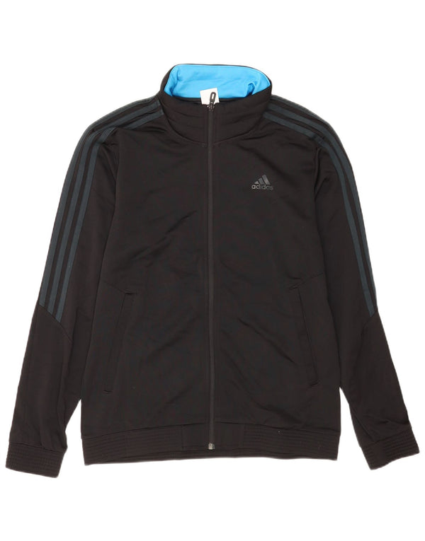Adidas Træningsdragt til mænd Topjakke UK 40/42 Medium Sort Polyester