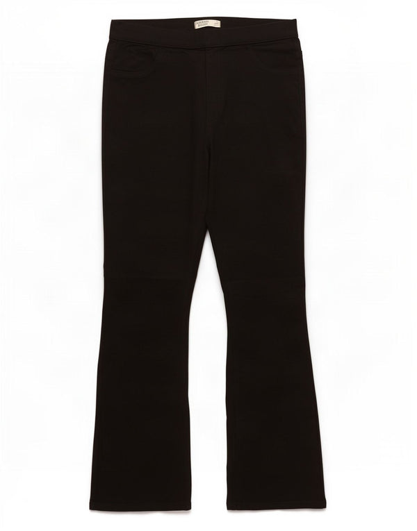 Marks & Spencer Dame Slim Flare Jegging Jeans UK 12 Medium W30 L28 Black