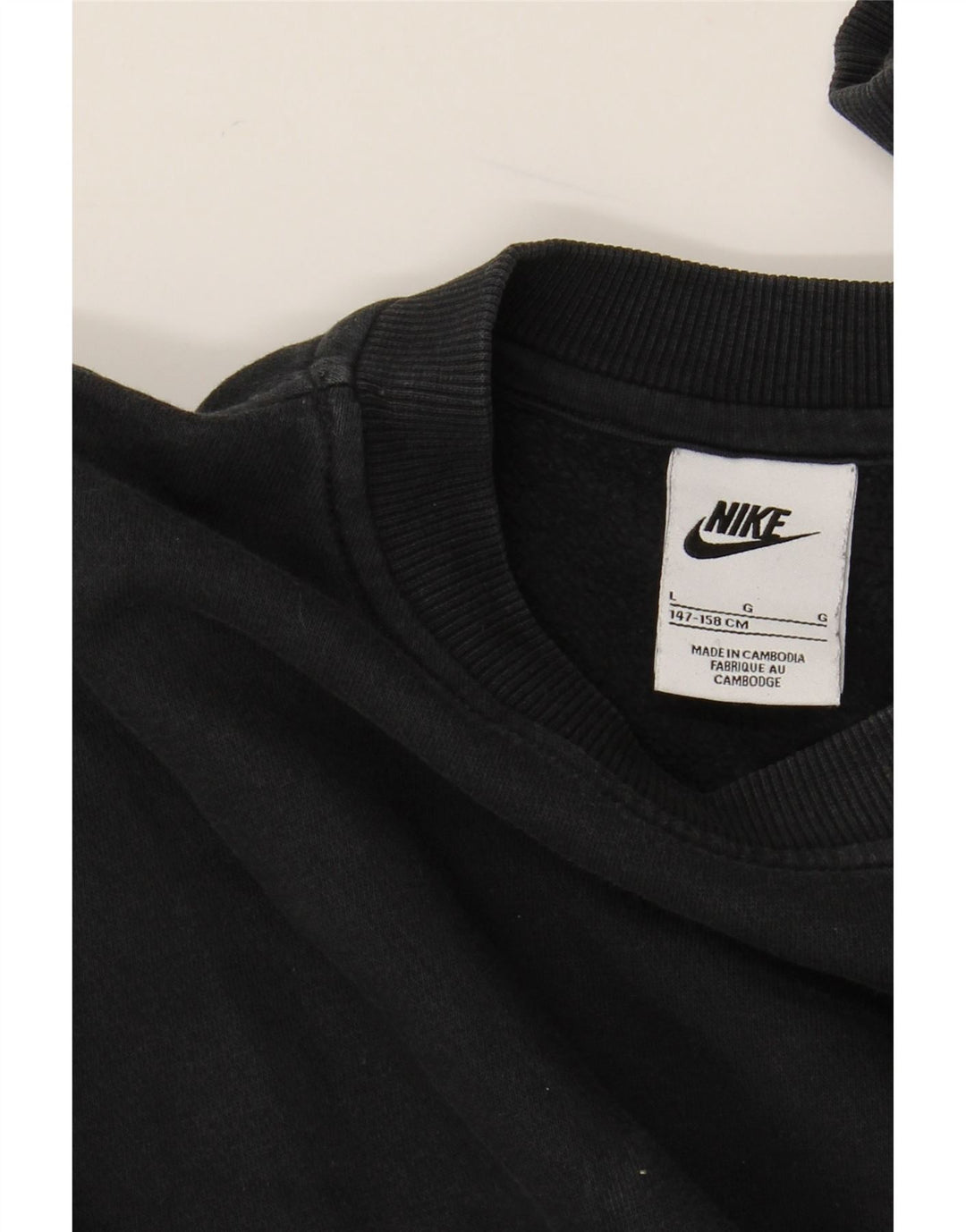 NIKE Boys Sweatshirt Jumper 12-13 år Stor Sort