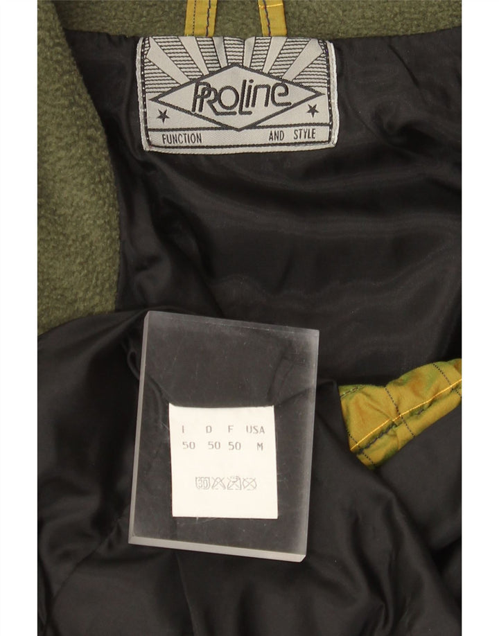 Proline Herre Loose Fit Anorak Jacket IT 50 Stor Gul Stribet Polyamid