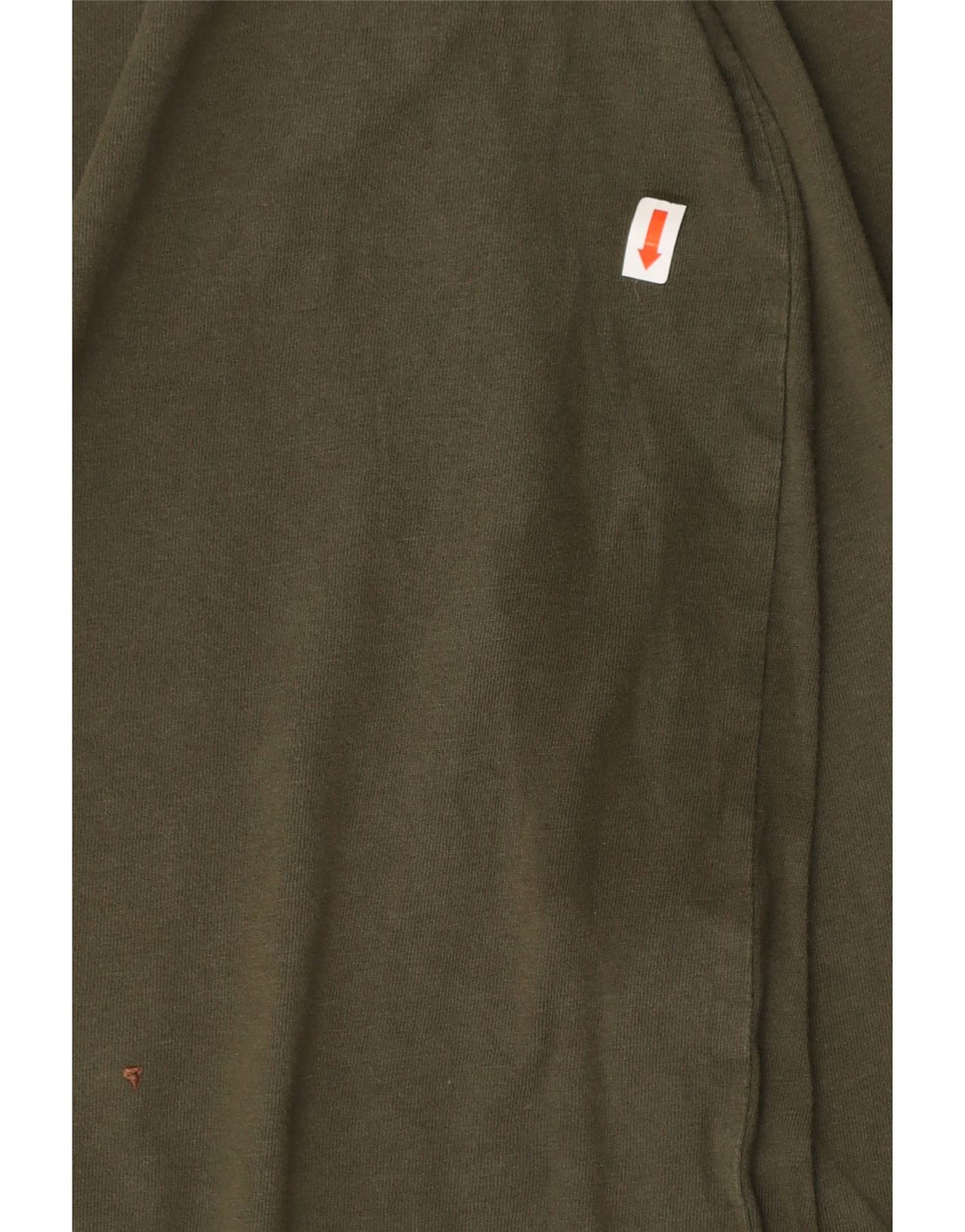 TIMBERLAND Herre Regular Fit Grafisk Top Langærmet XL Khaki Bomuld