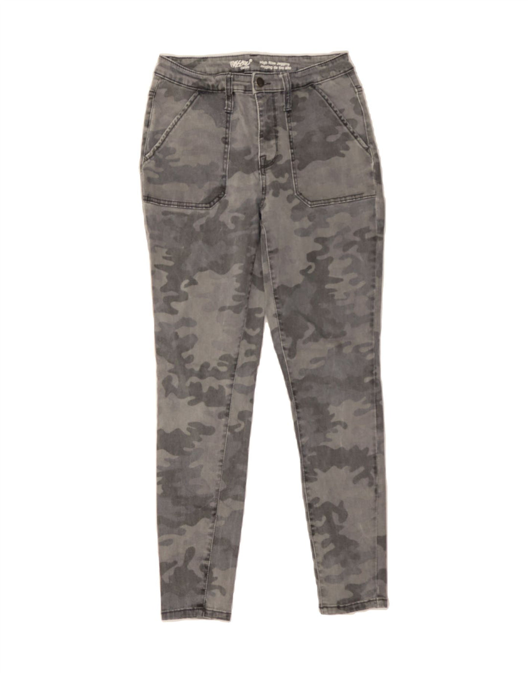 MOSSIMO Womens High Waist Chino Trousers US 4 Small W27 L27 Grey Vintage Mossimo and Second-Hand Mossimo from Messina Hembry 