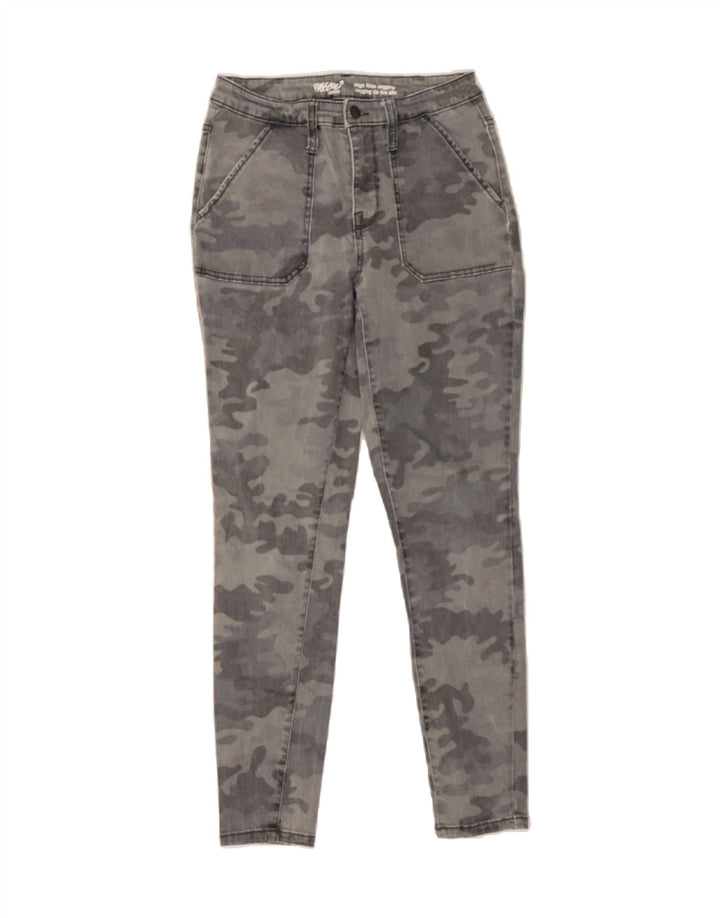 MOSSIMO Womens High Waist Chino Trousers US 4 Small W27 L27 Grey Vintage Mossimo and Second-Hand Mossimo from Messina Hembry 