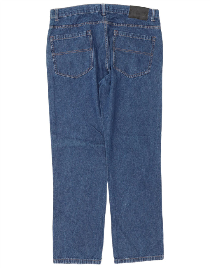 Pierre Cardin Straight Jeans til mænd W36 L32 blå bomuld