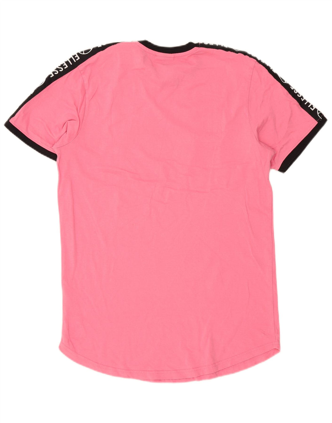Ellesse Herre Grafisk T-Shirt Top Medium Pink Colourblock