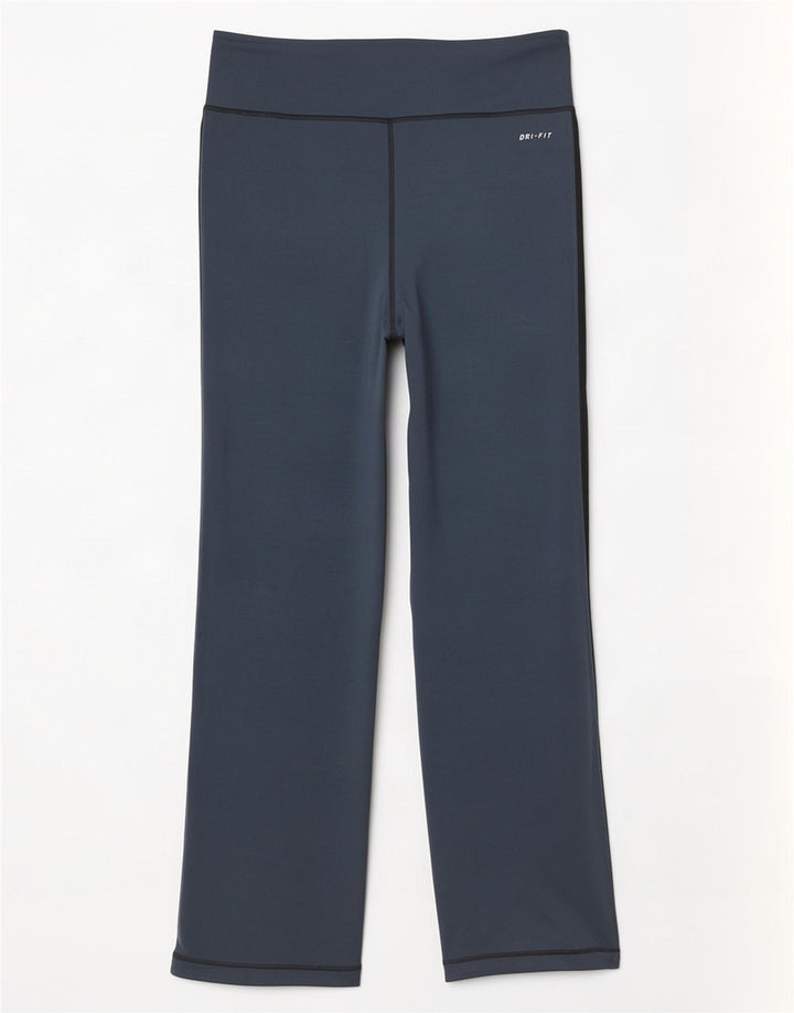 Nike Dame Dri Fit træningsdragt Bukser UK 10 Small Grå