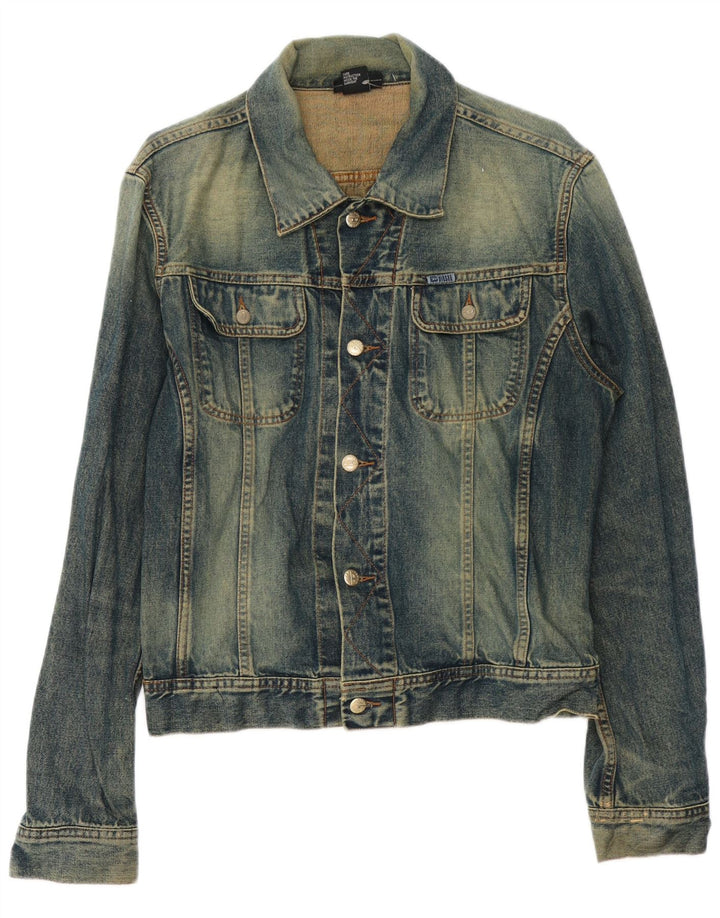 DIESEL Herre denimjakke UK 40 Large Blue Cotton