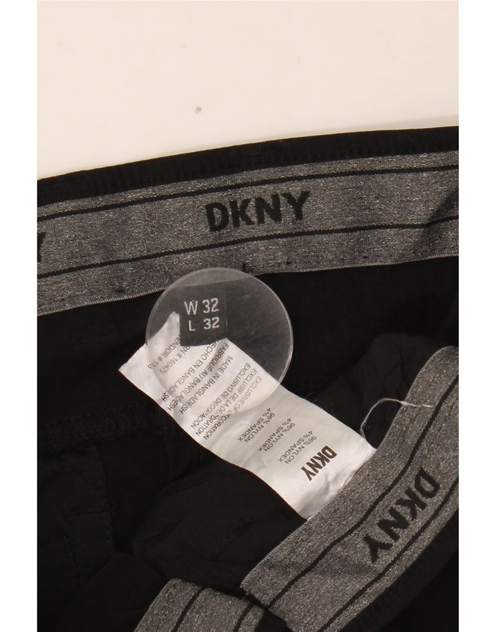 DKNY Herre Slim Casual Bukser W32 L32 Sort Nylon
