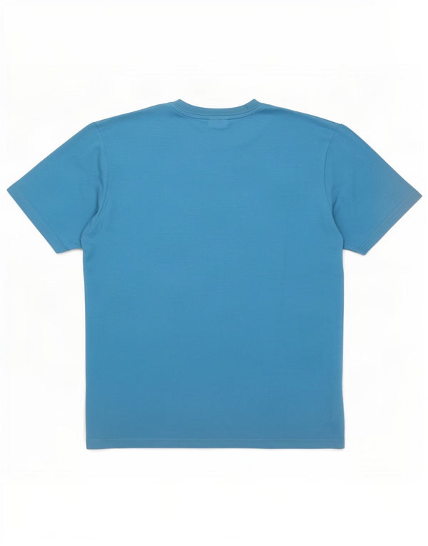 Champion Herre grafisk T-shirt Top Large Blue