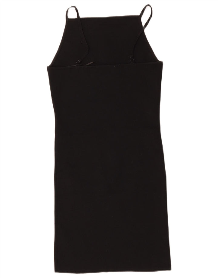 Zara Womens Slip Dress UK 8 Small Black