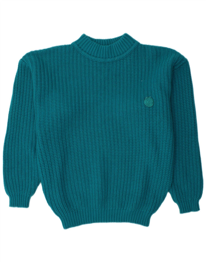 CDP Herre Turtle Neck Jumper Sweater IT 48/50 Medium Blue Polyacrylic