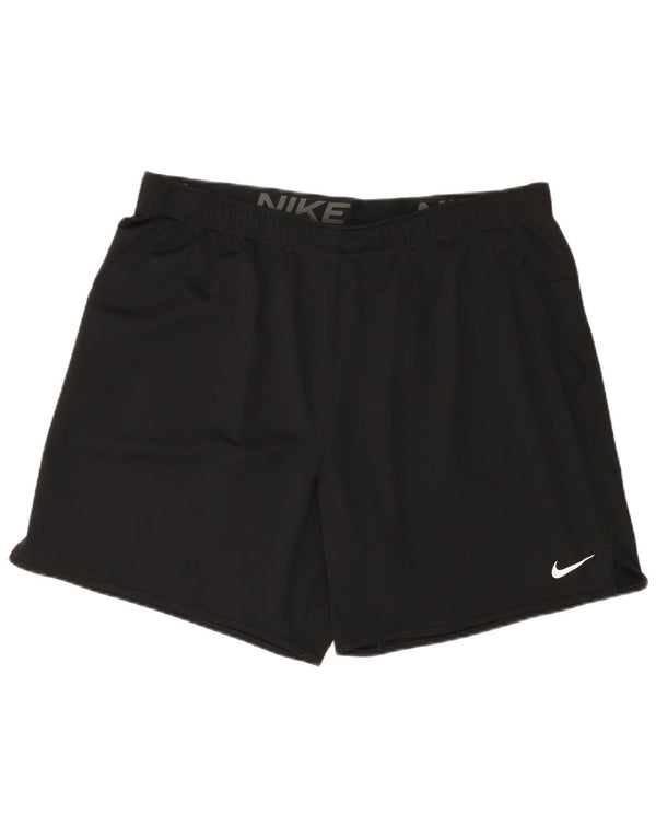 Nike herre Dri Fit sportsshorts 2XL sort polyester