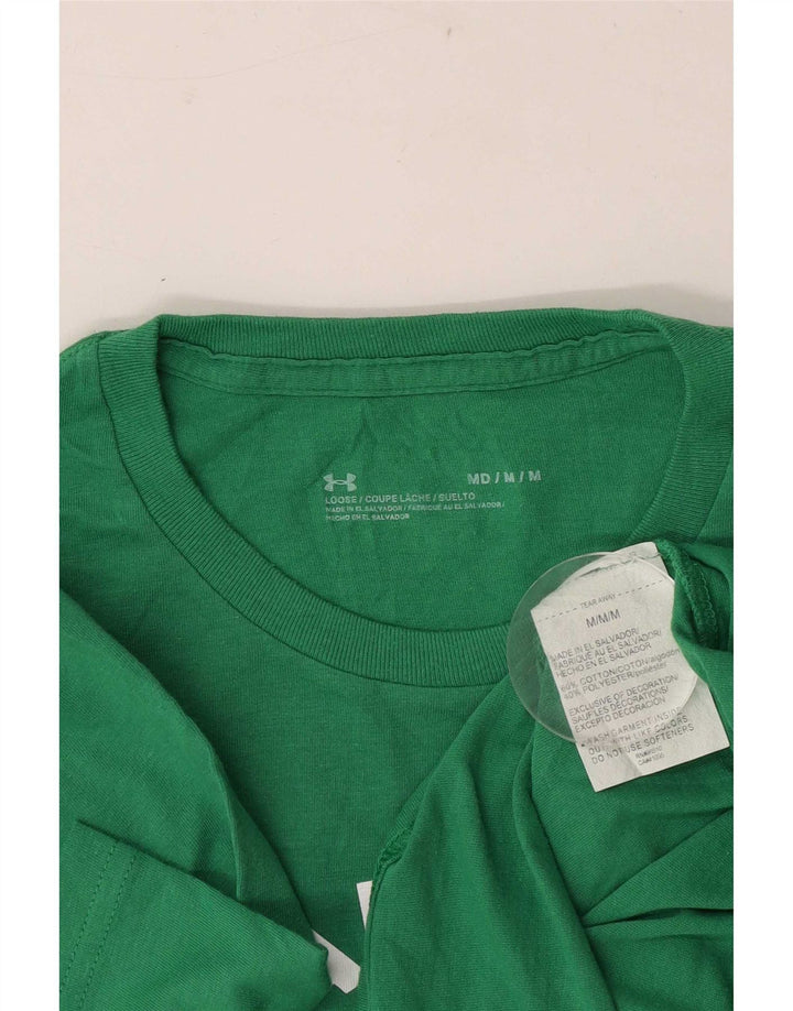 Under Armour Herre grafisk T-shirt Top mellemgrøn bomuld