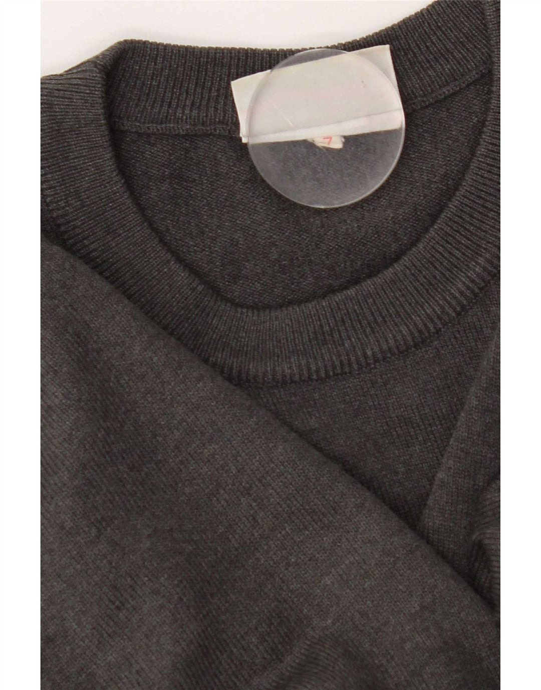 Lacoste Herre sweater med rund hals XL grå uld