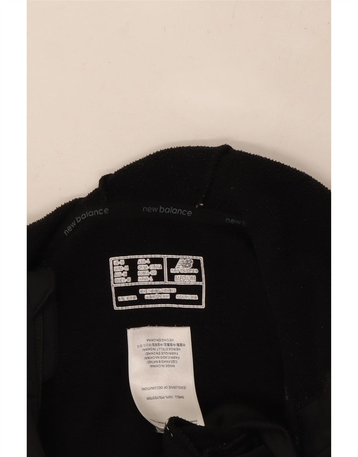 NEW BALANCE Hættetrøje med lynlås til mænd mellem sort polyester