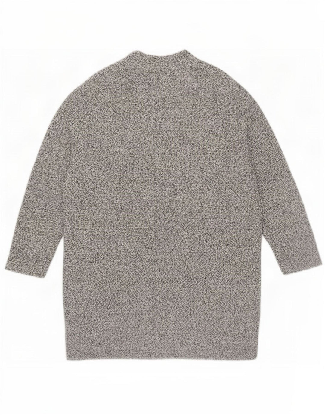 Zara Womens Open Cardigan Sweater UK 16 Large Grå Polyester