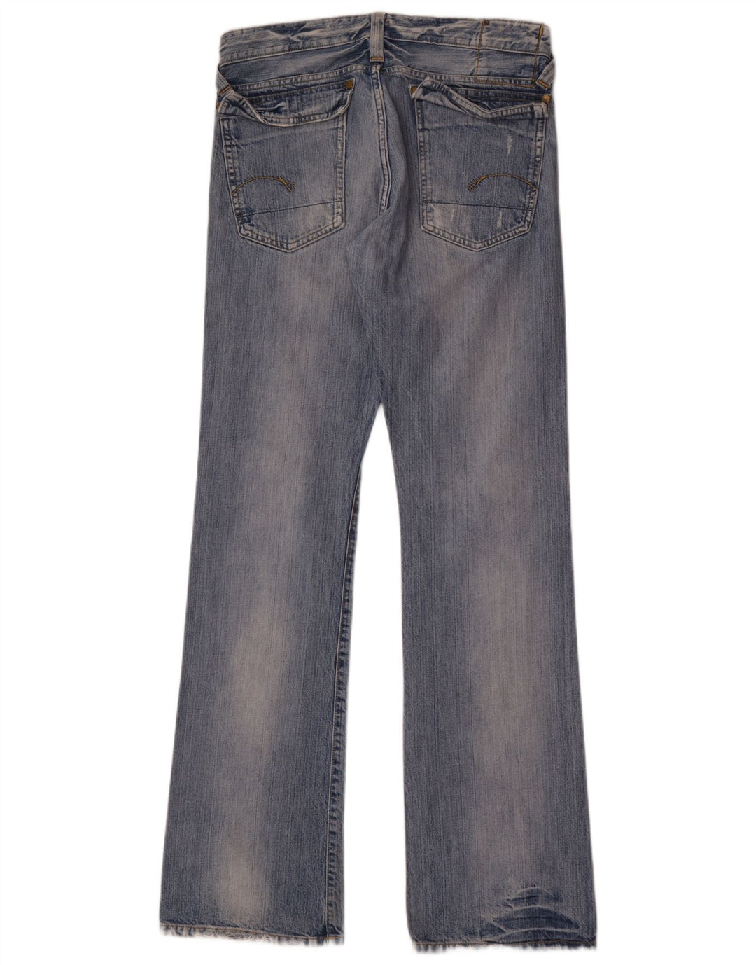 G-Star Herre Distressed Bootcut Jeans W32 L36 Blå Bomuld
