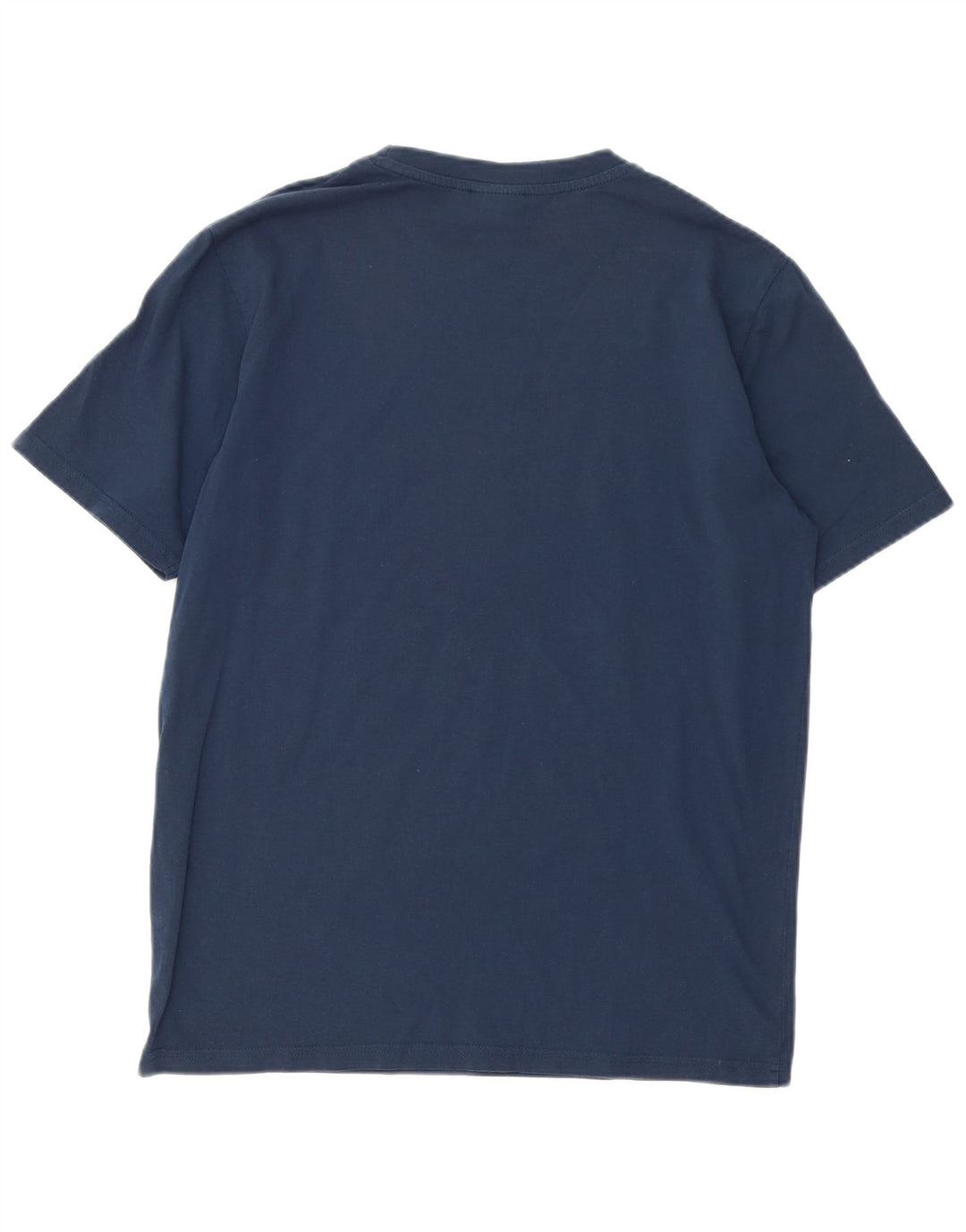 Ellesse Herre Grafisk T-Shirt Top Stor Marineblå Bomuld