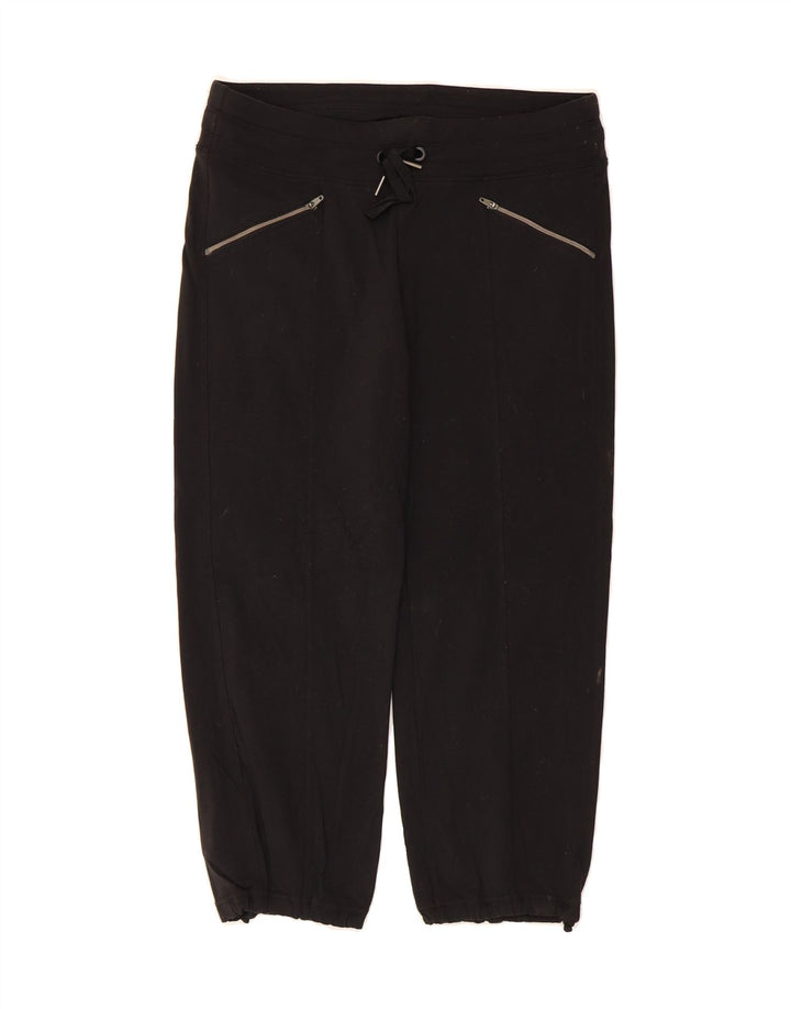 ATHLETA Womens Tracksuit Trousers Joggers UK 10 Small  Black Nylon Vintage Athleta and Second-Hand Athleta from Messina Hembry 