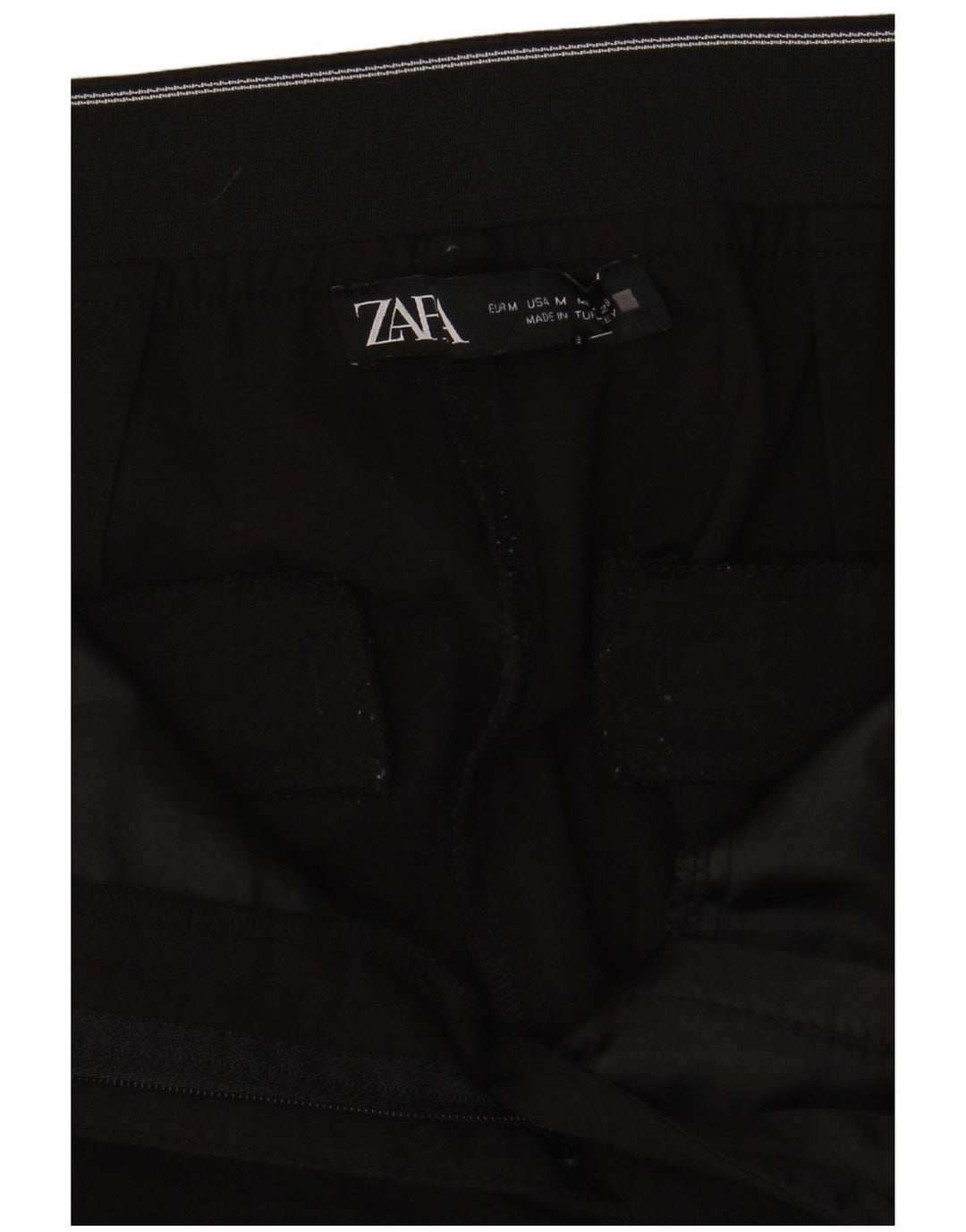 Zara Dame Slim Chino Bukser Medium W28 L27 Sort