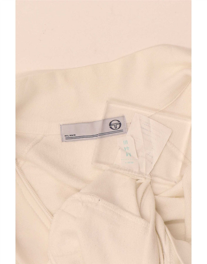 Sergio Tacchini Dame træningsdragt Topjakke IT 44 Medium Hvid Bomuld