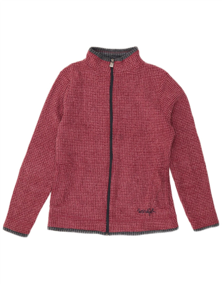 Weird Fish Dame Fleecejakke UK 8 Small Bourgogne Polyester