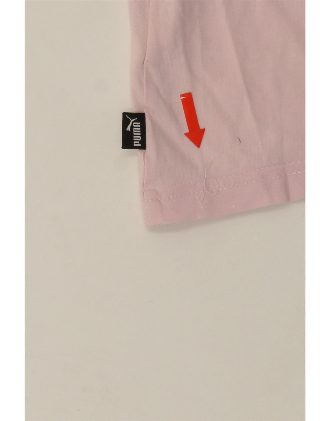 PUMA Womens Graphic Vest Top UK 12 Medium  Pink Vintage Puma and Second-Hand Puma from Messina Hembry 