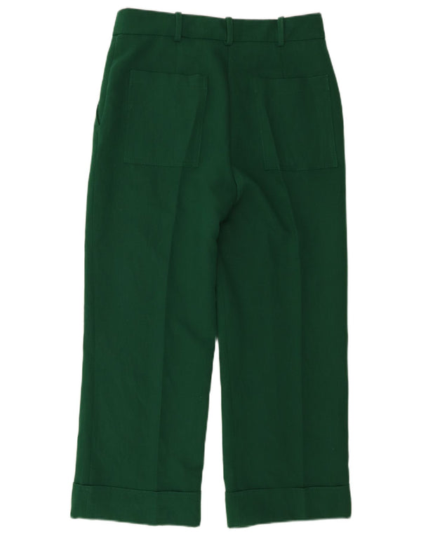 Zara lige jakkesæt til kvinder Small W26 L25 Grøn