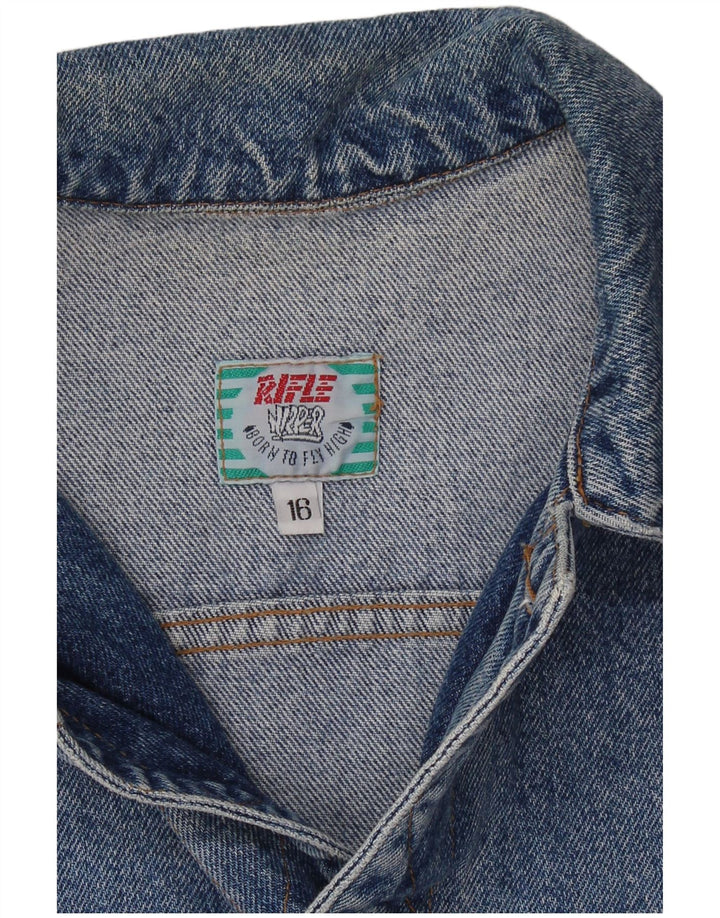 RIFLE Denimjakke til drenge 15-16 år Blå Bomuld