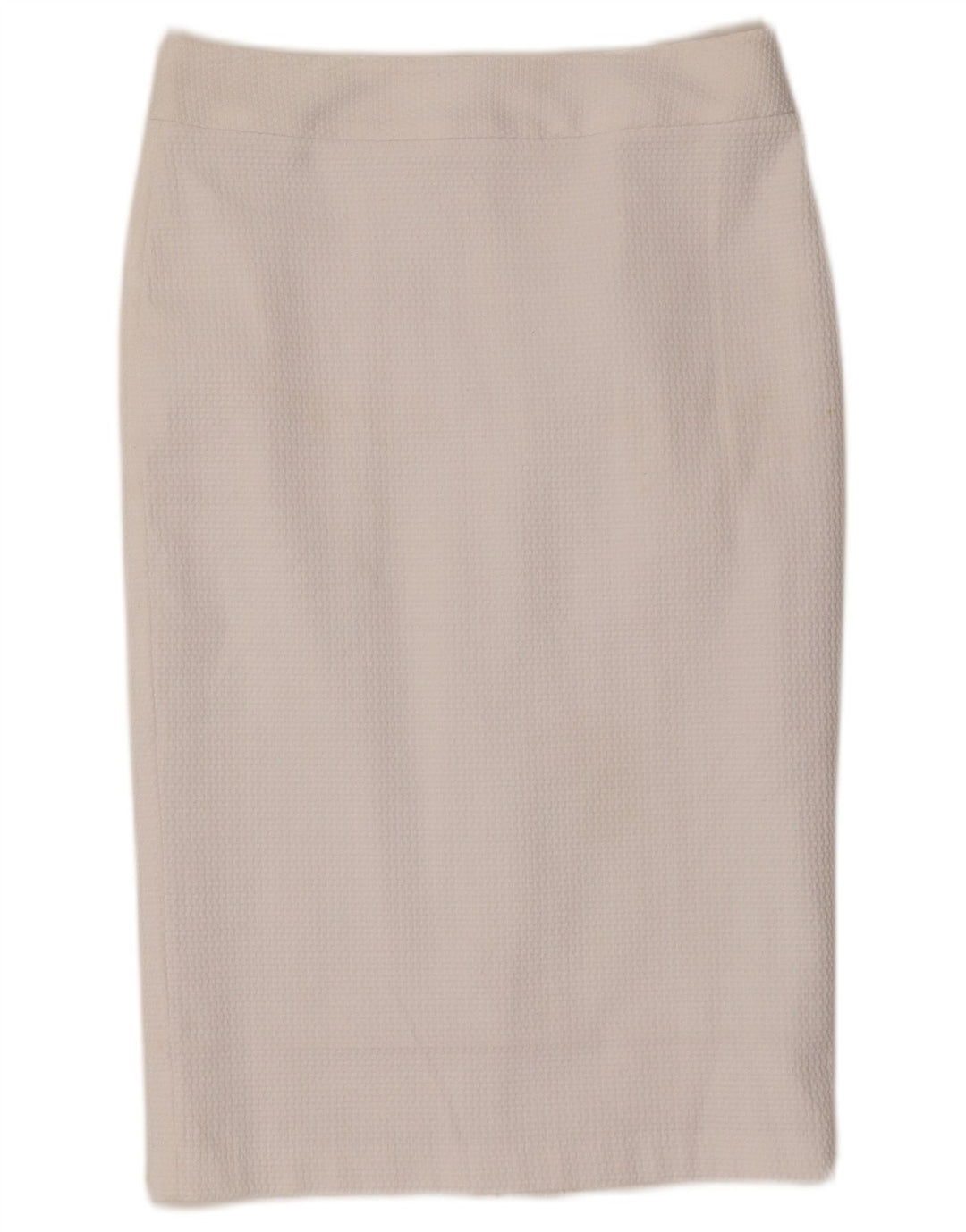Marks & Spencer Pencil Nederdel til kvinder UK 10 Small W30 White Polyester
