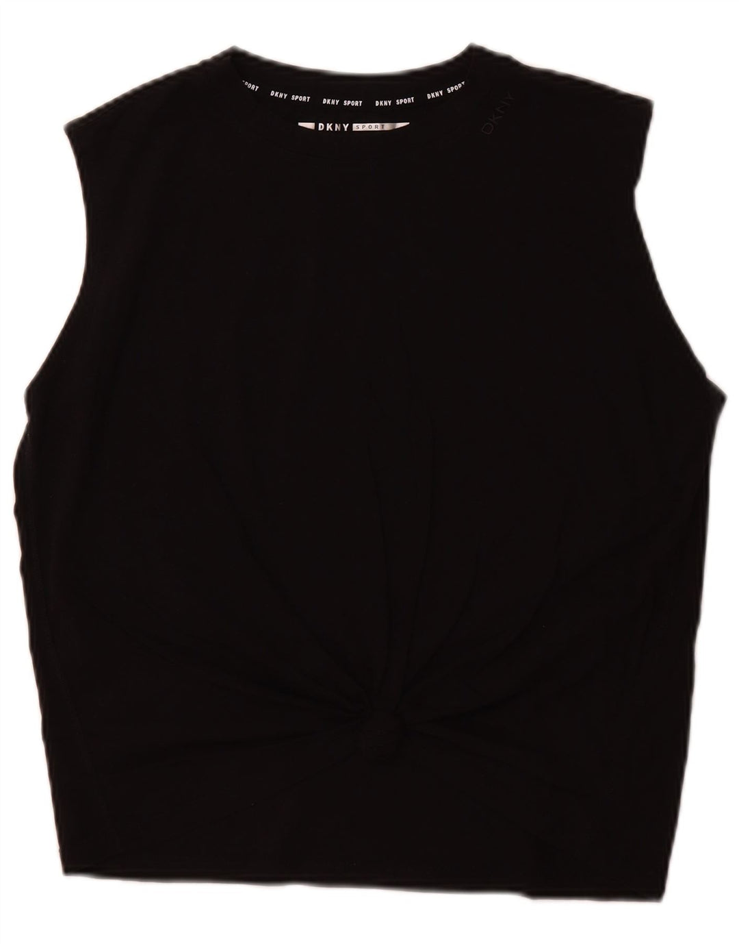 DKNY Girls Vest Top 14-15 Years Medium  Black Cotton