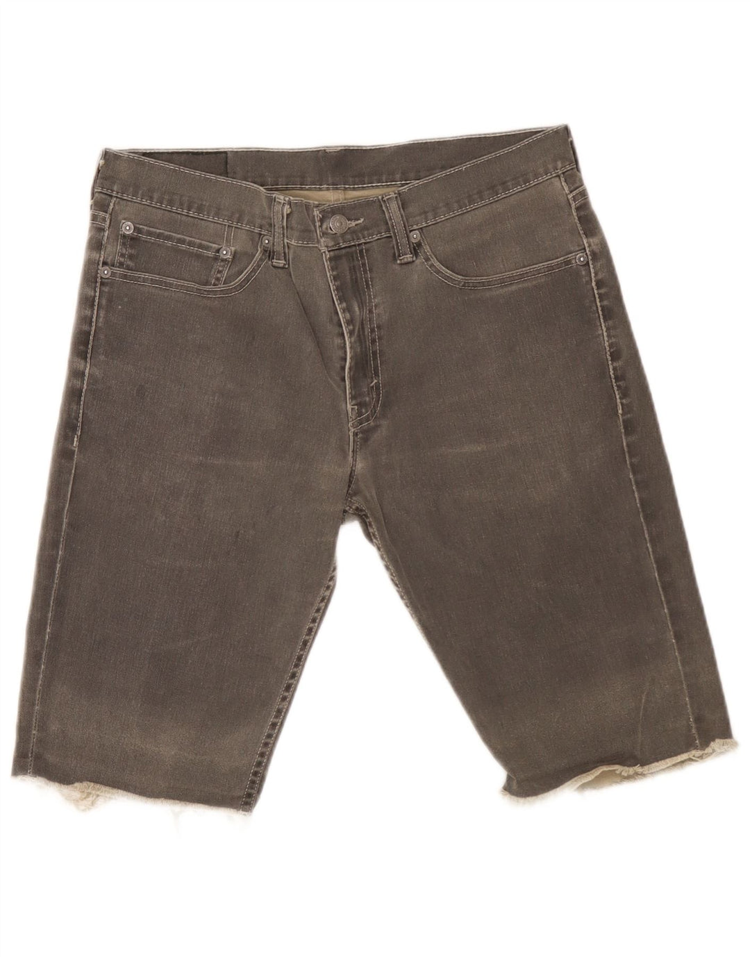 Levi's denimshorts til mænd W34 Large Grå Bomuld