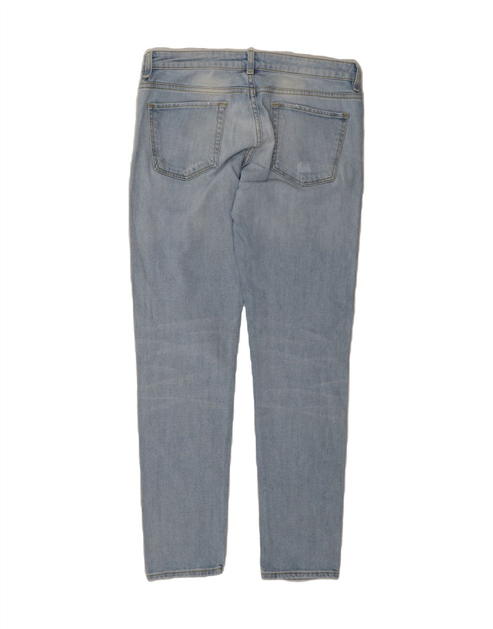 MASSIMO DUTTI Womens Distressed Skinny Jeans EU 40 Medium W30 L30 Blue Vintage Massimo Dutti and Second-Hand Massimo Dutti from Messina Hembry 