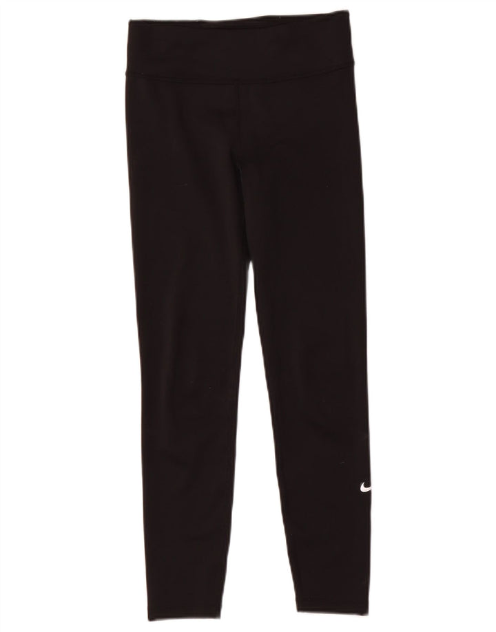 Nike Girls Dri Fit Leggings 10-11 år Medium Sort Polyester