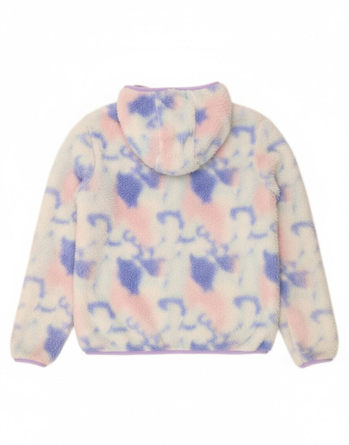 EDDIE BAUER Girls Fleece Jacket 14-15 Years Large Multicoloured Tie Dye