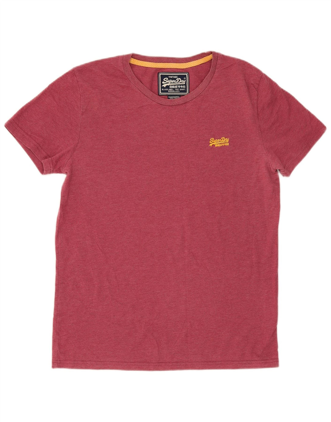 Superdry Grafisk T-shirt top til mænd, stor rød bomuld